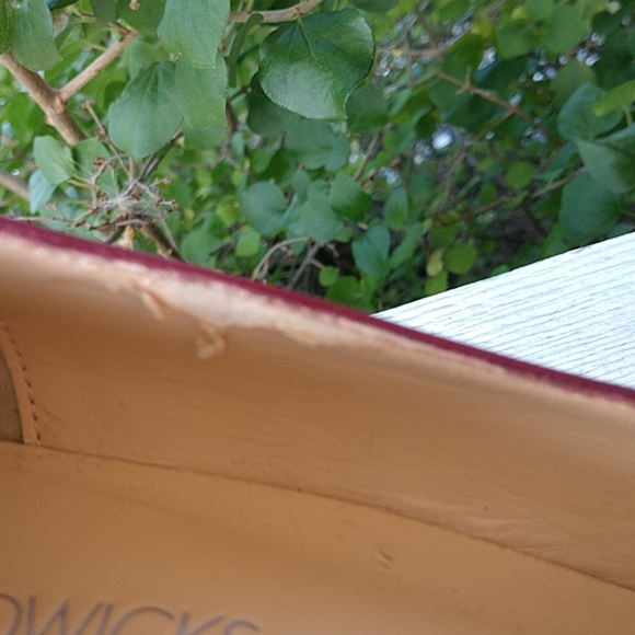 Chadwick Burgundy Loafer Styled Heels - Picture 7 of 8